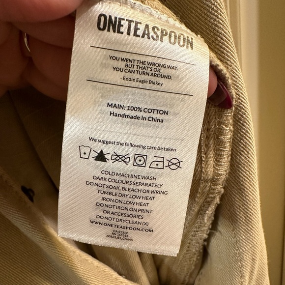 One Teaspoon Prophecy Jumpsuit Long Sleeve Size Medium NWT - Picture 9 of 9